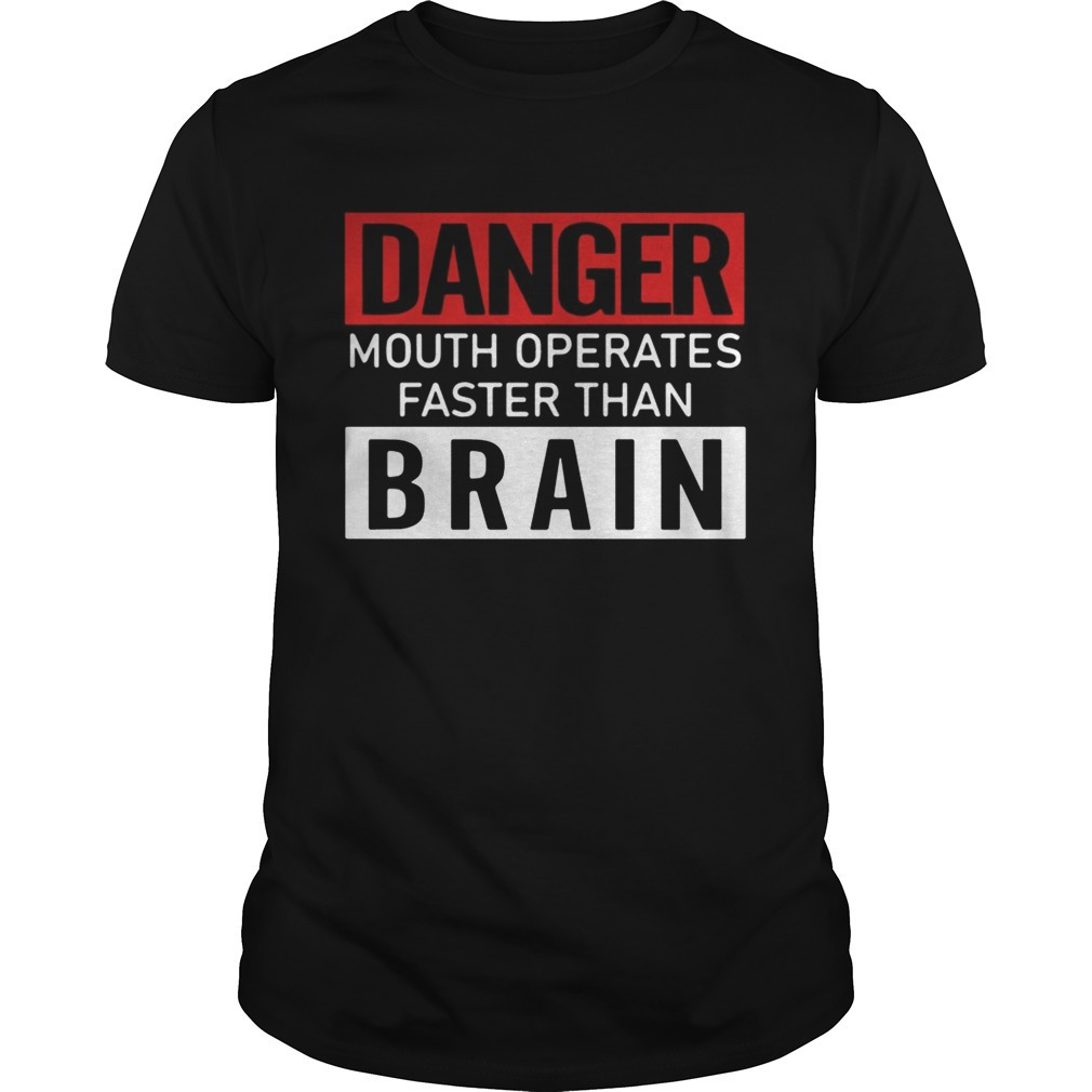 Danger Mouth Operates Faster Than Brain Shirt